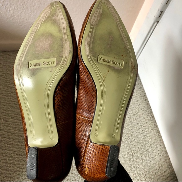 Vintage Snakeskin Heels - Picture 3 of 3